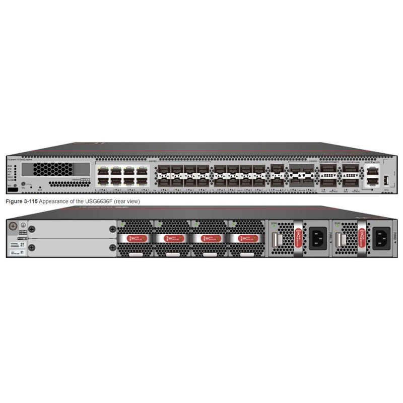 Security Firewall USG6636F Enterprise AI Firewall with 2×100GE ports 1