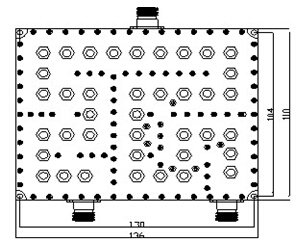 Combinador AMPLITEC DCS1800 <00000> WCDMA 2100 de baja pérdida 2