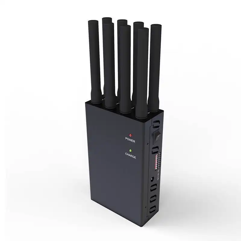 AMPLITEC 2g 3g 4g Wifi Mobile Cell Phone Hand-held Car GPS Signal Blocker Jammer Low loss 1