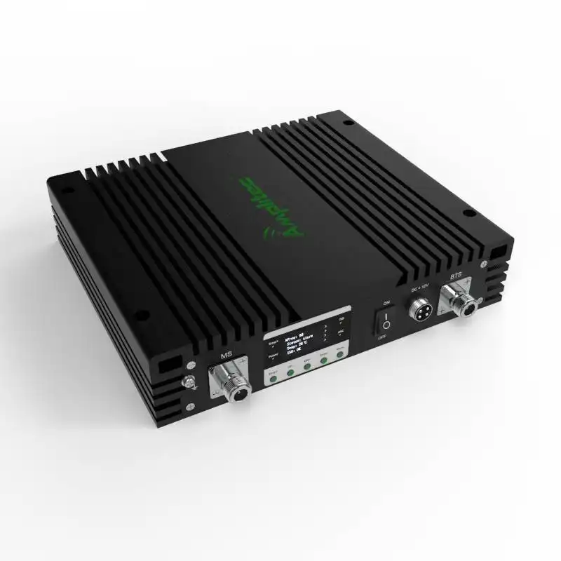 AMPLITEC 20dBm Best Cellular Network Customized Band GSM Antenna Signal Repeater Low loss 1