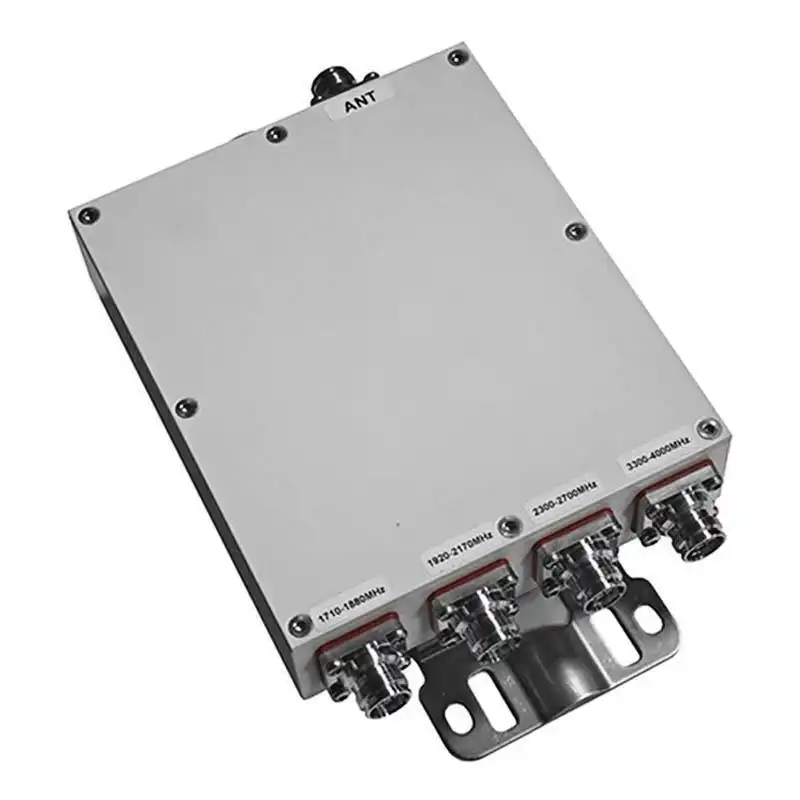 AMPLITEC CM1738-4D-B Combiner for 1800 & 2100 and 2700 & 3800 MHz Low loss 1