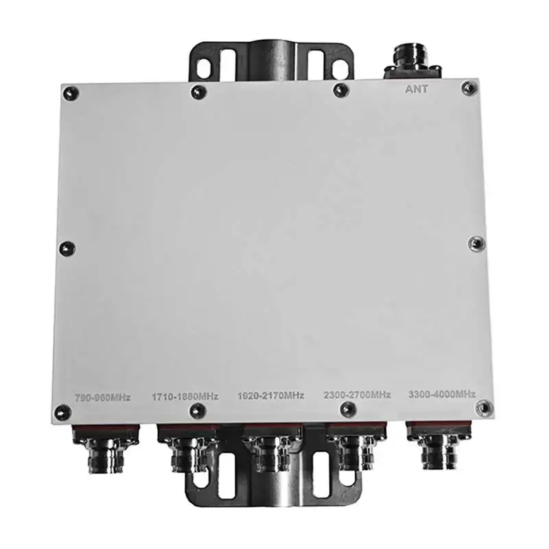 AMPLITEC CM0840-5D-B Combiner for 900、1800 & 2100 and 2300 & 2700 MHz Low loss 1