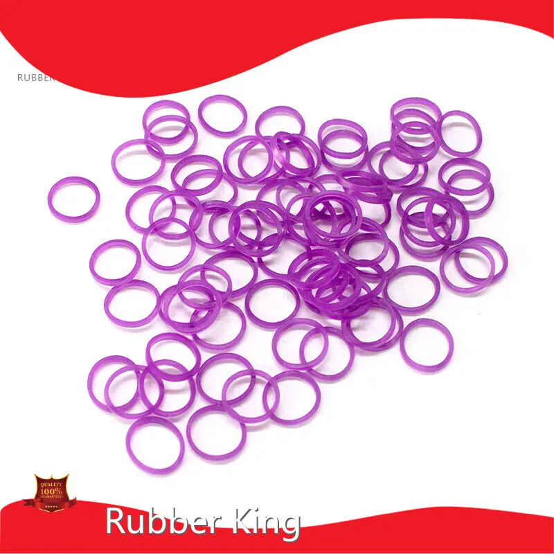 Non Latex Rubber Bands for Hair 10mm*1mm*0.7mm - - Rubber King 1