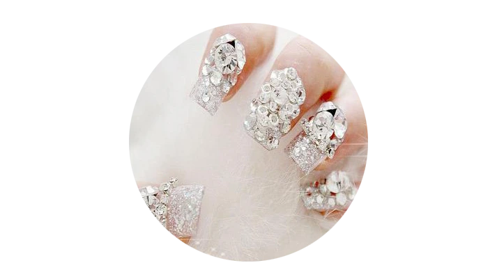 Jpstrass non flat back crystal rhinestones nail for online 4