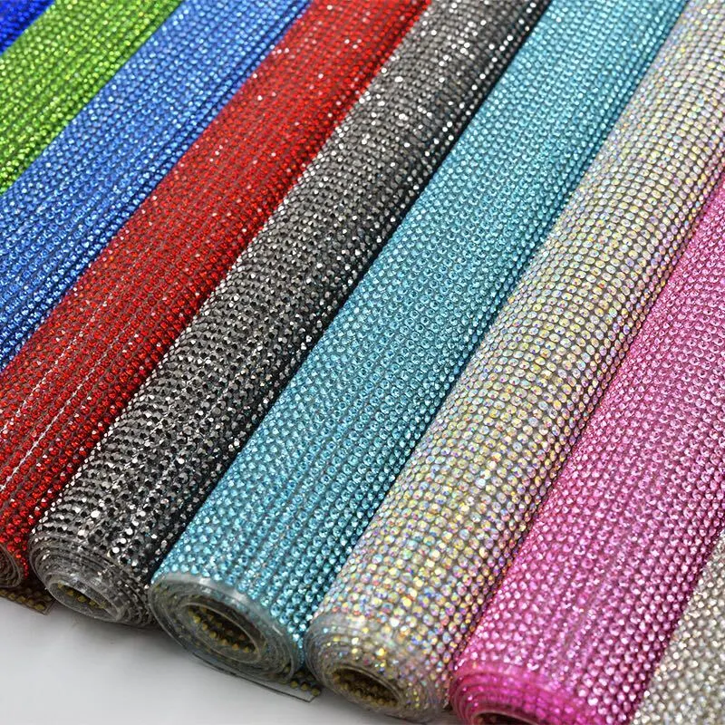 Sticker Self-Adhesive Rhinestone Sheet Flatback Hot Fix Rhinestone Sheet 1