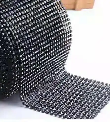 Jpstrass wedding bling mesh yard for clothes 3