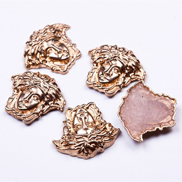 hot fix Medusa studs iron on alloy studs for clothing decoration 4