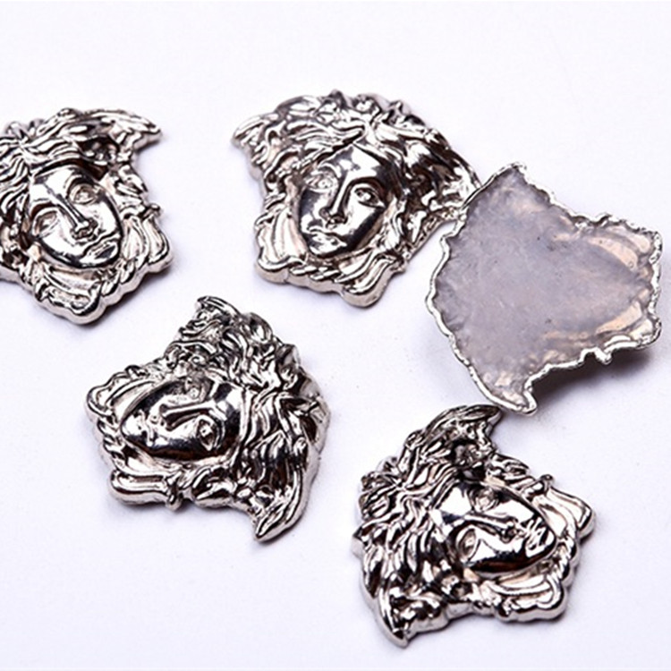 hot fix Medusa studs iron on alloy studs for clothing decoration 3