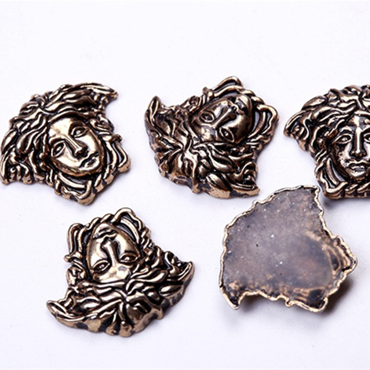 hot fix Medusa studs iron on alloy studs for clothing decoration 5