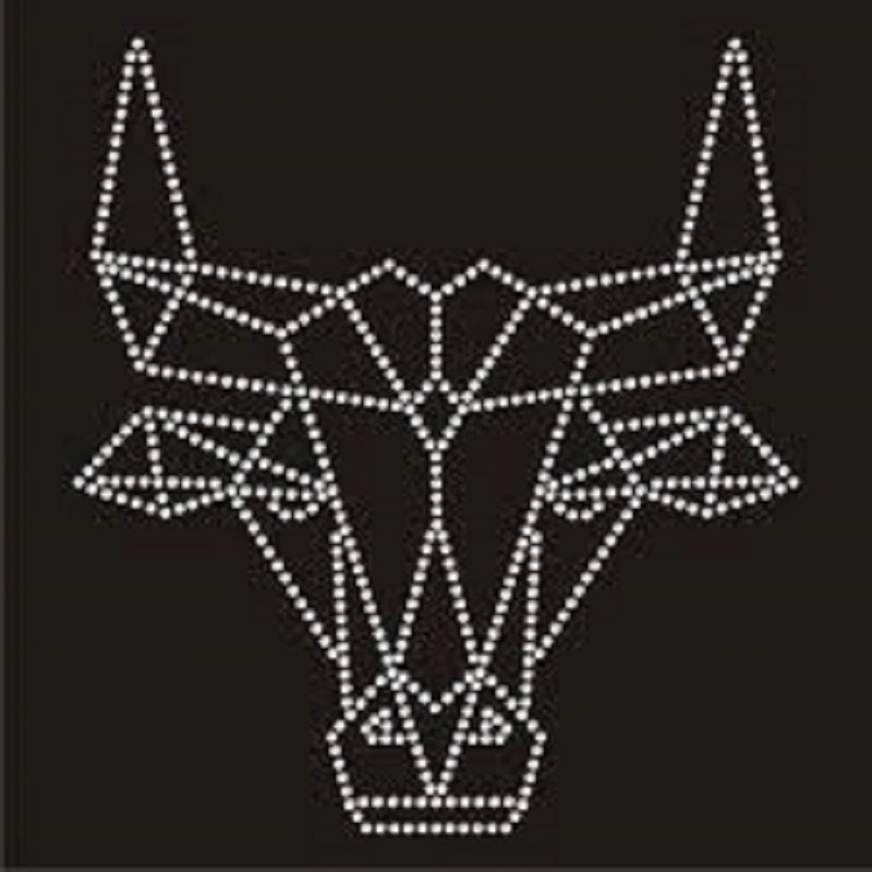 Gymnastics transfer hot fix rhinestone design for t-shirts wholesale supplier 1
