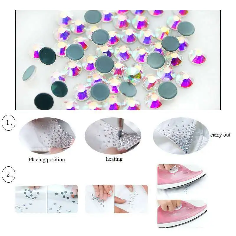 quality rhinestones for clothing fix wholesale for dress 2