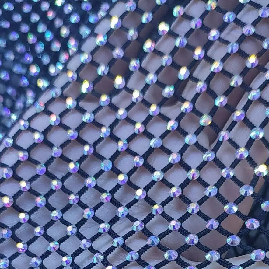 Jpstrass fancy rhinestone mesh roll manufacturer for sale 3