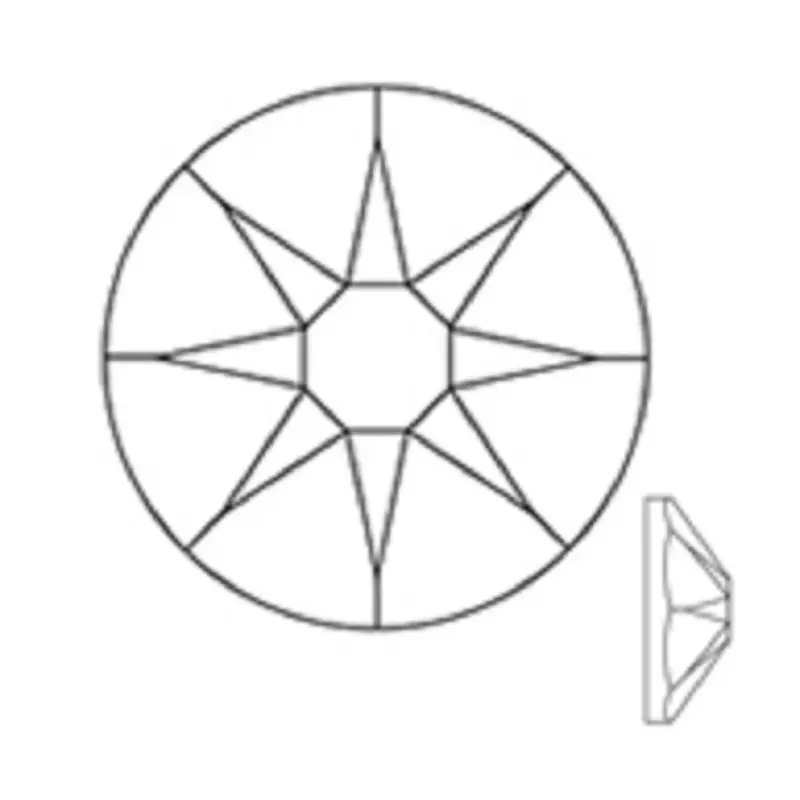 Jpstrass lead iron on rhinestones factory price for bags 5