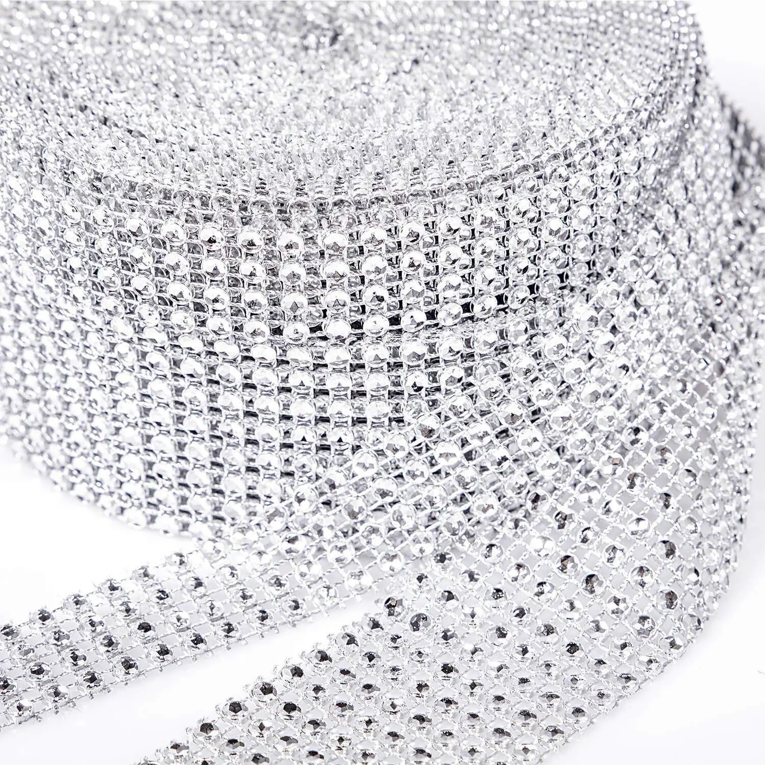 Hot popular plastic rhinestone mesh chain Jpstrass Brand 5