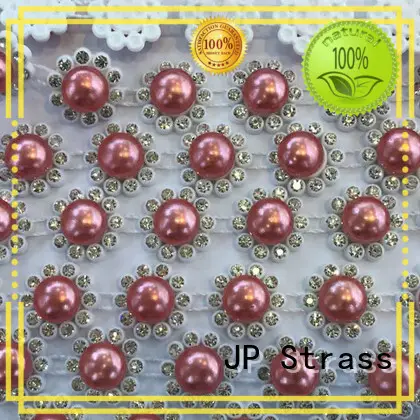jp elastic Jpstrass Brand plastic rhinestone mesh factory 1