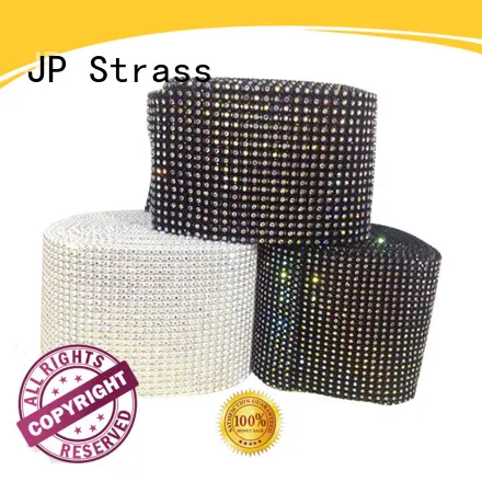 Jpstrass Brand black wedding mesh decorative rhinestone mesh ribbon 1