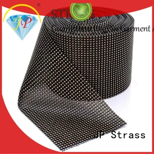 diy rhinestone mesh ribbon trimming mesh Jpstrass company 1