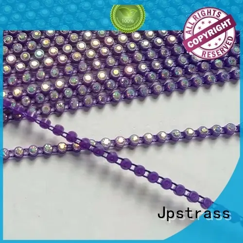 Jpstrass Brand elastic decorative sew ladies rhinestone mesh ribbon 1
