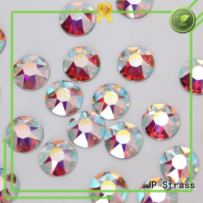 Custom multicolors flat hot fix rhinestone Jpstrass ab 1