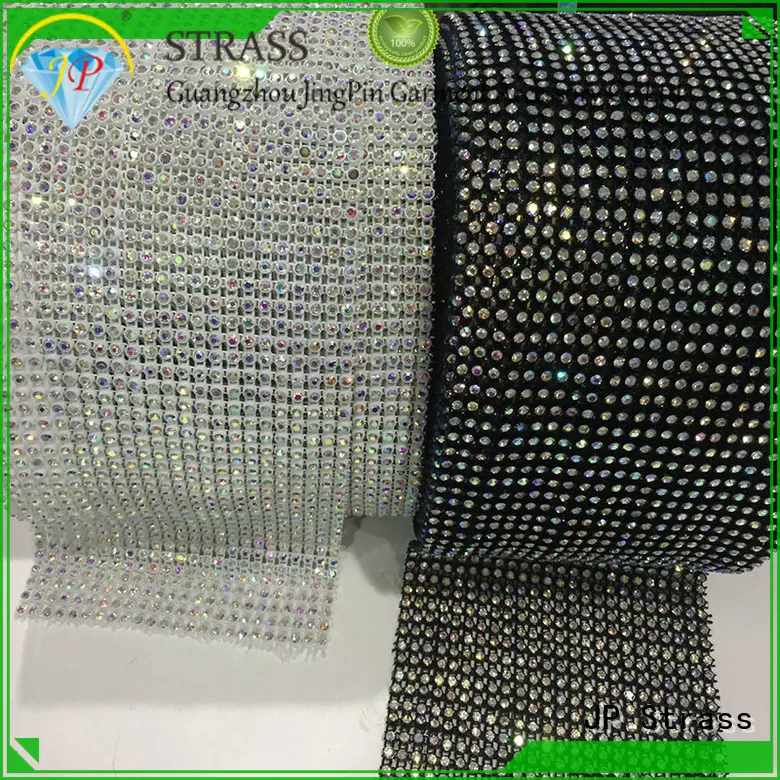 Quality Jpstrass Brand chain mesh rhinestone mesh ribbon 1