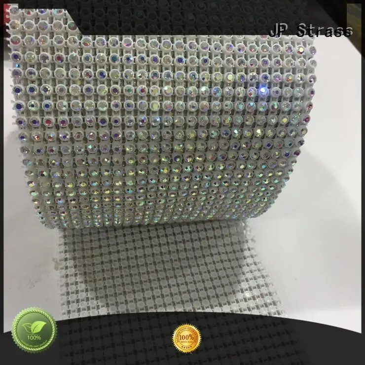 white fix Jpstrass Brand plastic rhinestone mesh factory 1