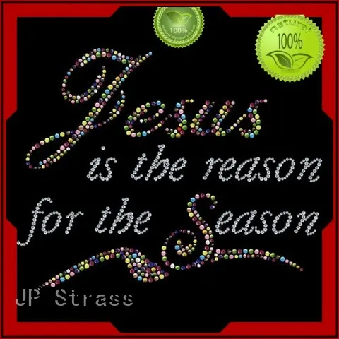 Jpstrass Brand welcome pattern decoration Rhinestone Transfers 1