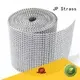 Jpstrass fancy diamond rhinestone ribbon wrap roll base for online 1