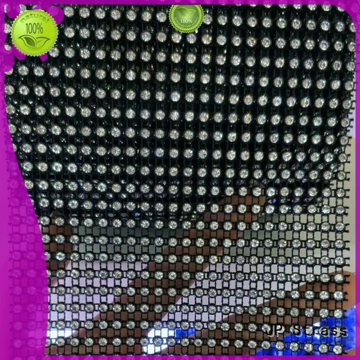 Jpstrass banding rhinestone mesh roll customization for online 1