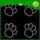Jpstrass pattern rhinestone heat transfers wholesale for ballroom 1