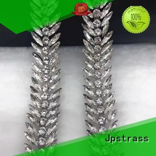 Jpstrass design rhinestone mesh ribbon for sale jp for clothes 1