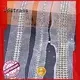 Jpstrass most rhinestone mesh ribbon for sale black for clothes 1
