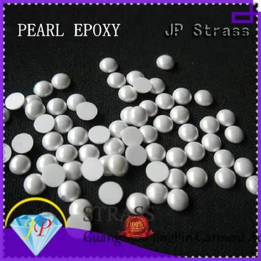 Jpstrass shiny flat pearls series for clothes 1