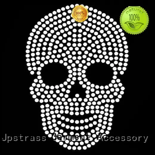 Jpstrass logos hotfix motif decoration for dress 1