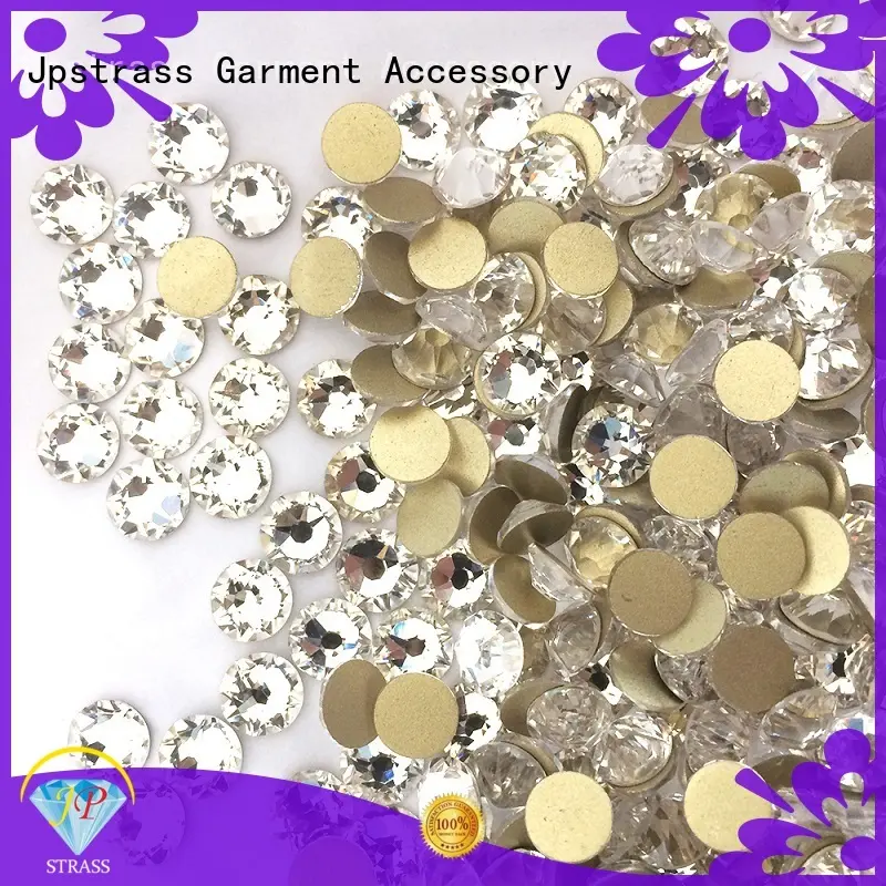 gold flatback rhinestones wholesale supplier for dress Jpstrass 1