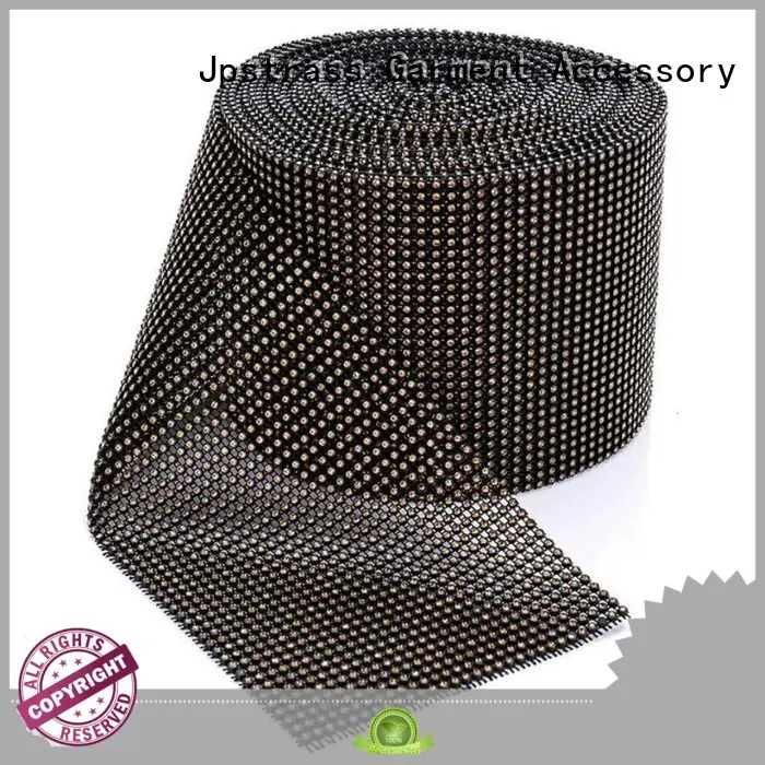 Jpstrass stretch diamond rhinestone ribbon wrap roll supplier for ballroom 1