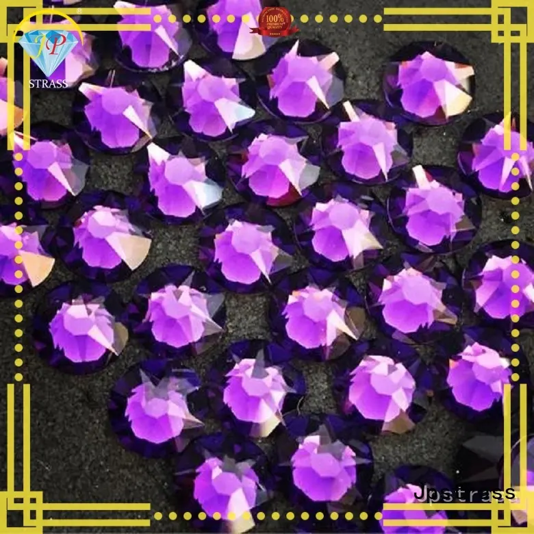 Jpstrass glitter hotfix rhinestones quality for dress 1