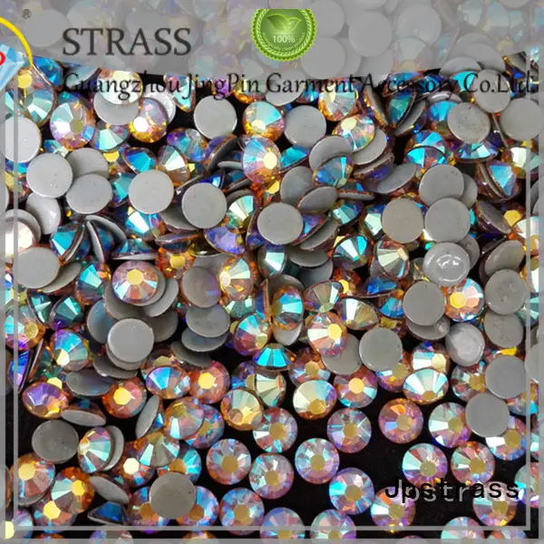 Jpstrass flat hot fix stone decoration for online 1