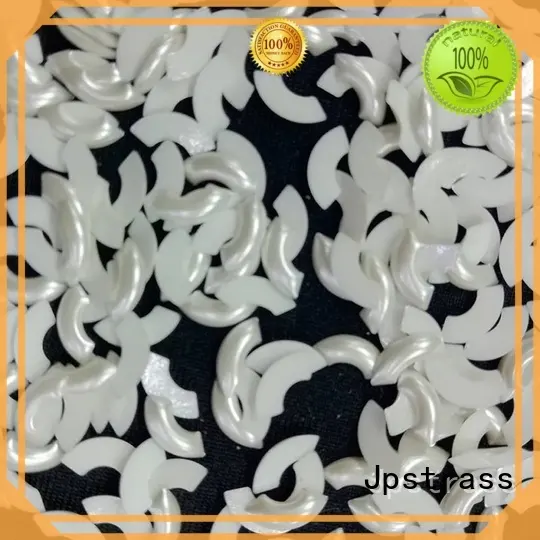 Jpstrass wedding flat pearls garment for party 1