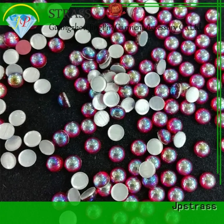 Jpstrass shiny half pearl beads series for online 1