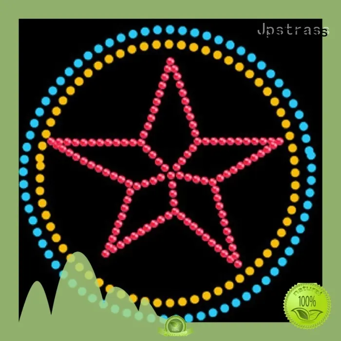 Jpstrass decoration custom rhinestone transfers supplier for party 1