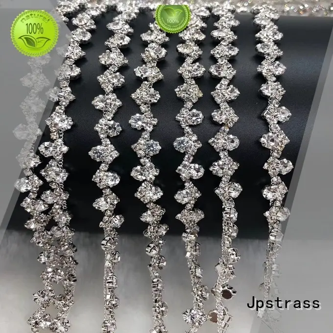Jpstrass chain bling mesh rhinestone for dress 1