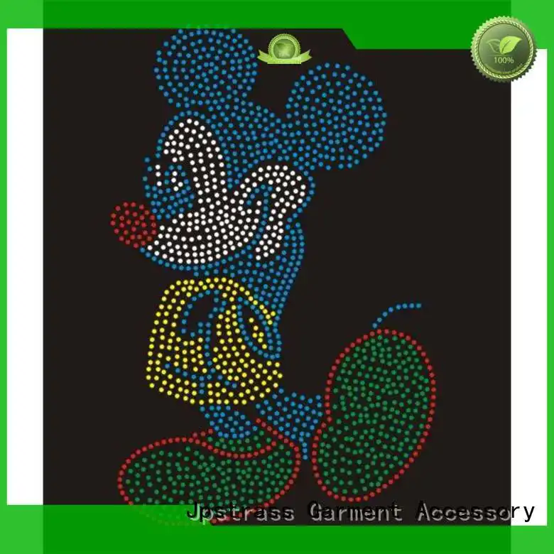 Jpstrass customized wholesale rhinestone transfers decoration for online 1