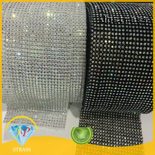 Jpstrass rhinestone gold rhinestone ribbon customization for online 1