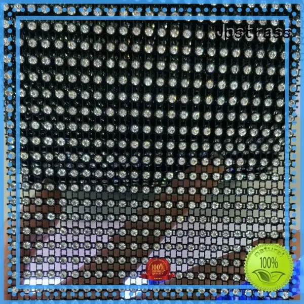 Jpstrass pearls diamond mesh wrap customization for party 1