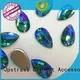 free black rhinestone jewelry color teardrop sew facets for party 1