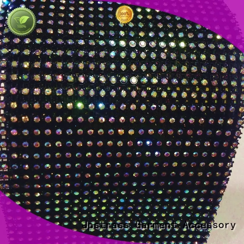 Jpstrass design rhinestone mesh roll manufacturer for online 1