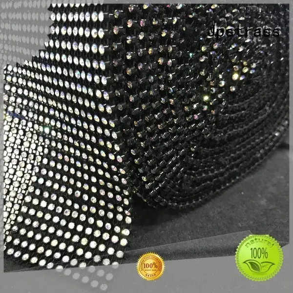 Jpstrass clear rhinestone ribbon quality for party 1