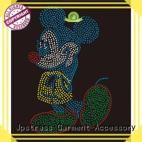 Jpstrass professional rhinestone iron on transfers wholesale for dress 1