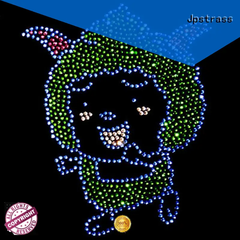 Jpstrass gymnastics rhinestone transfers iron on clothing for party 1