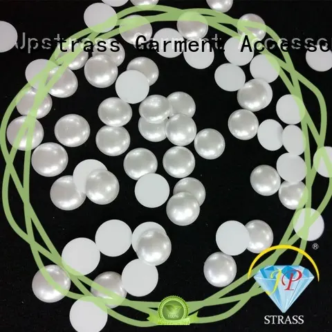 Jpstrass shiny plastic pearl beads wholesale for clothes 1